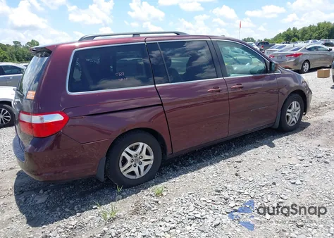 2007 Honda Odyssey Ex-L из США, поврежденный, VIN 5FNRL38747B436931